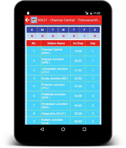 Indian Rail Offline Time Table screenshot 10