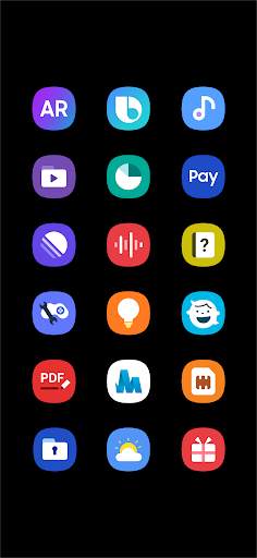 OneUI 4 Icon Pack (Theme) Demo 3 تصوير الشاشة