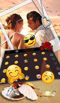 Romantic Love Couple Photo Keyboard Theme screenshot 3