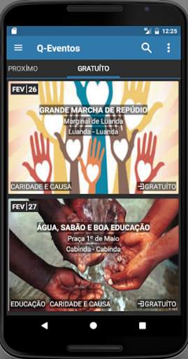 Q-Eventos Mobile screenshot 1
