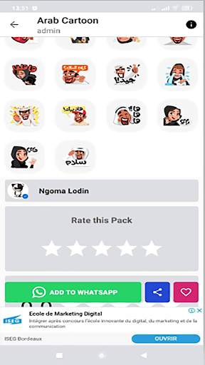 Arabic stickers 2020 - WAStickerApps screenshot 4