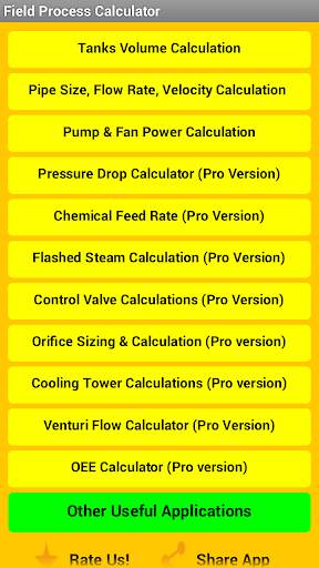 Field Process Calculator Free screenshot 15