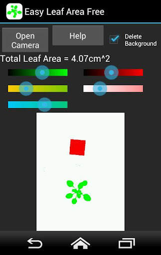 Easy Leaf Area Free screenshot 2