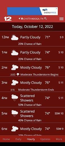 WDEF News 12 Weather screenshot 4