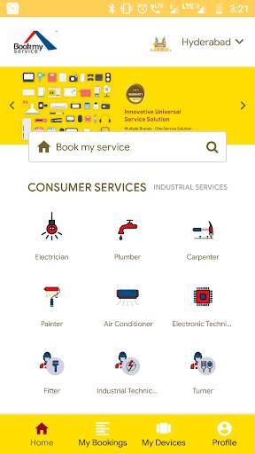 Bookmyservice скриншот 1