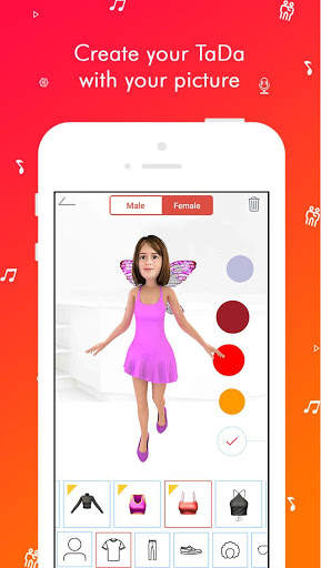 TaDa Time - 3D Avatar Creator, AR Messenger App screenshot 3