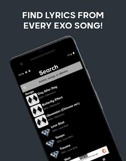 EXO Lyrics Offline screenshot 4