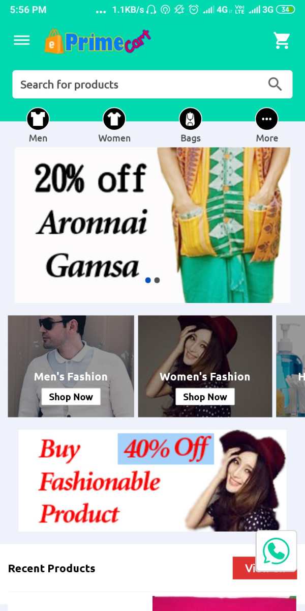 PrimeCart - Online Shopping screenshot 2