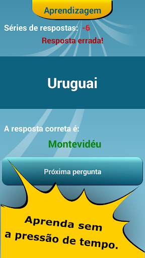 Quiz Capitais de Países screenshot 7