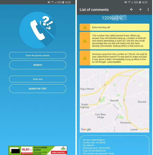 BEST Phone Number Search for UK - Who Called Me UK screenshot 1