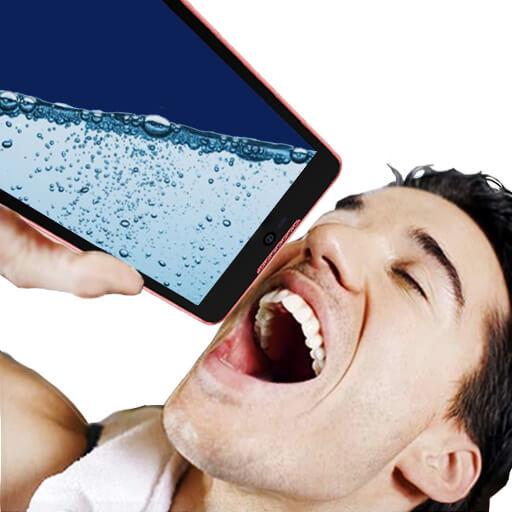 ikon Minum Simulator