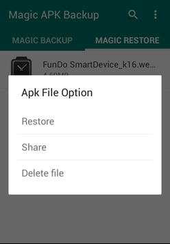 Magic APK Backup screenshot 2
