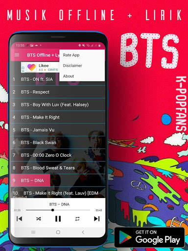 Update!!! Lagu BTS Offline   Lirik screenshot 4