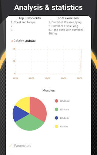 Home workouts with dumbbells screenshot 11
