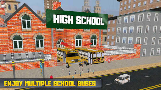 NY City School Bus Driving 2017 screenshot 4