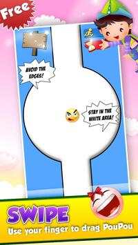 Follow The Line Pou Pou screenshot 4