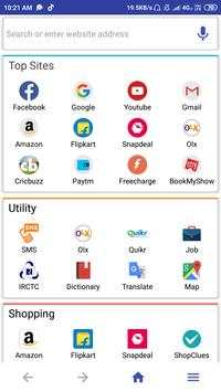 Smart web Browser screenshot 1