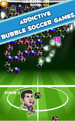 Bubble Soccer Shooter Games screenshot 1