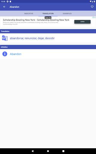 Conjugation Verbs In English - Offline screenshot 19