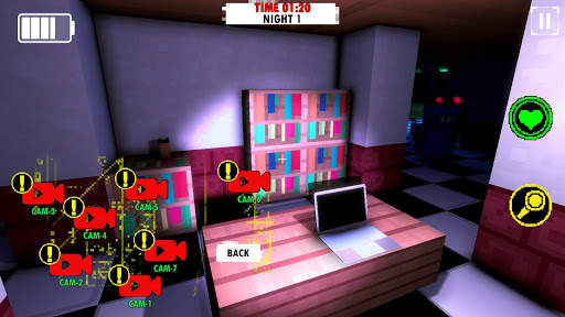 One Night At Pizzeria Craft 2 screenshot 1