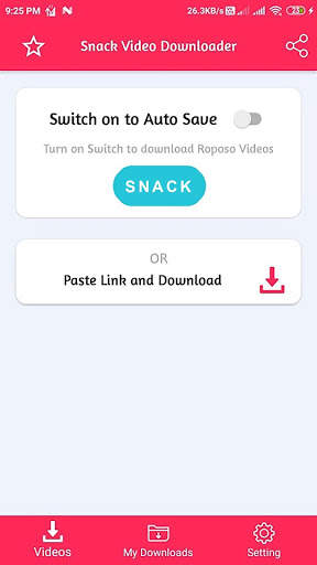 Video Downloader for Snack No watermark screenshot 2