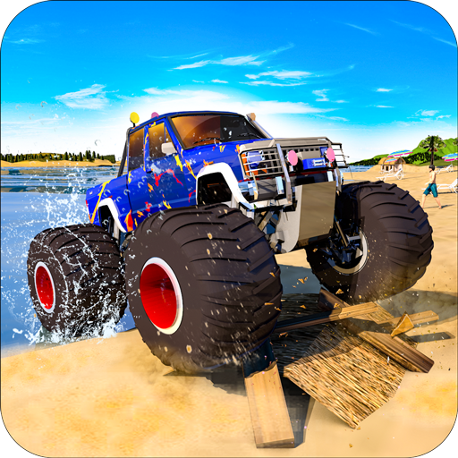 Water Surfing Monster Truck Ca icon
