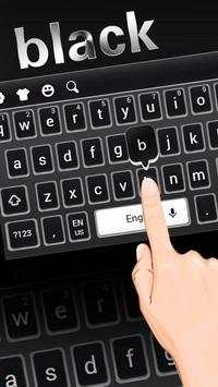 Simple Black Keyboard Theme screenshot 1