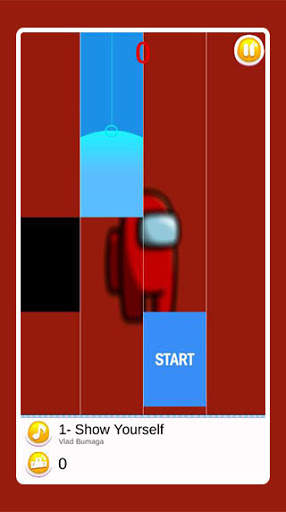 Among Us imposter Piano Tiles Music screenshot 4