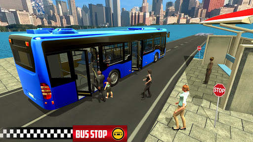 Game Simulator Mengemudi Bus River Coach 2020 screenshot 5