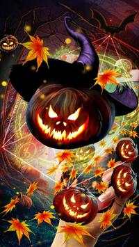 Scary Pumpkin Night Gravity Theme screenshot 1