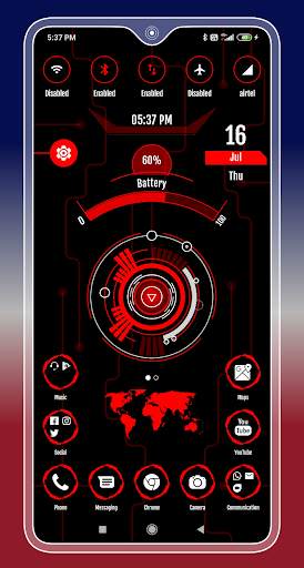 Compact Hitech launcher Pro - Themes, Wallpaper screenshot 14