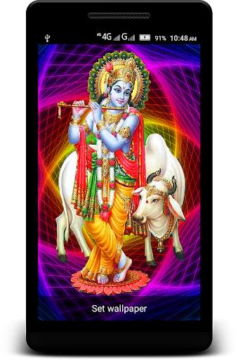 God Krishna Live Wallpaper screenshot 6