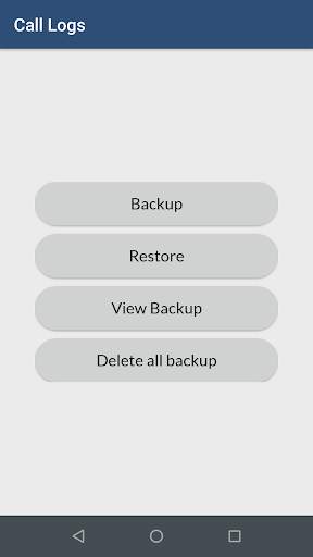 Super backup Call Log Sms and Contacts Restore screenshot 3