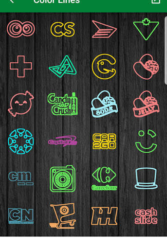 Color Lines - Icon Pack screenshot 10