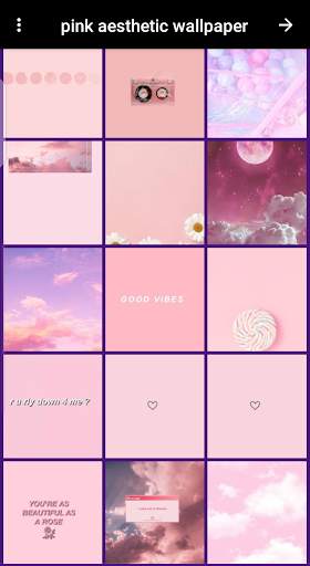 pink aesthetic wallpaper screenshot 2