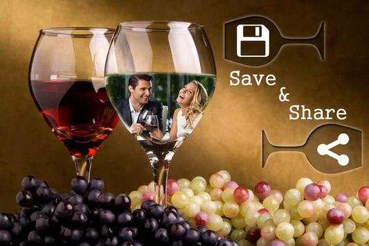 Wine Glass Photo Frame screenshot 5