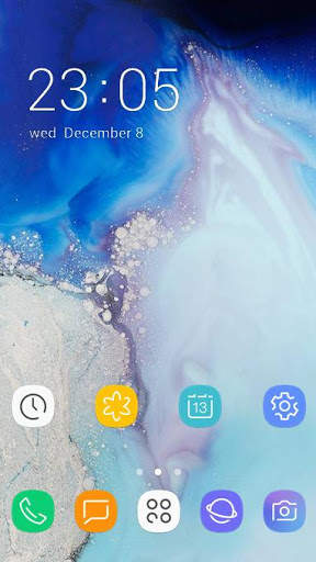 Blue Jade theme one plus 7 hd note 10 launcher screenshot 5
