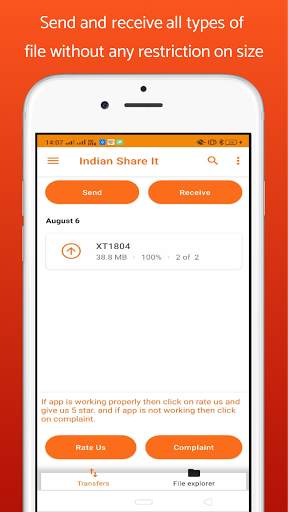 Indian Share It - Fatest File Sharing App screenshot 1