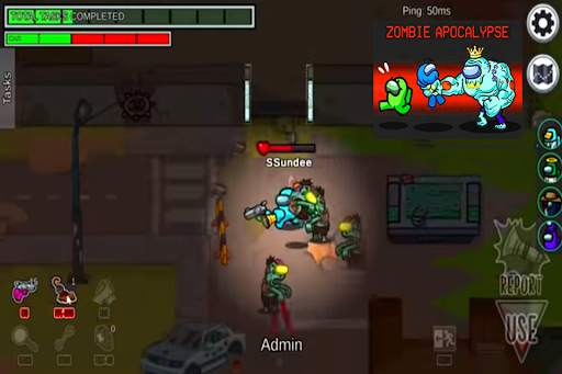 Zombie Apocalypse in Among Us screenshot 3