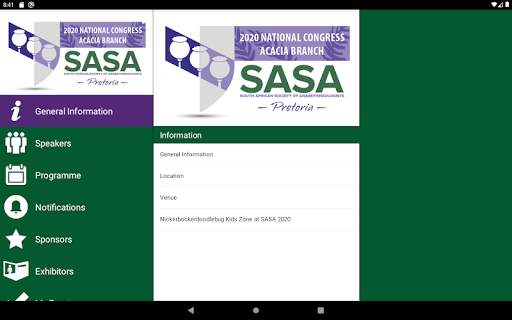 SASA screenshot 1