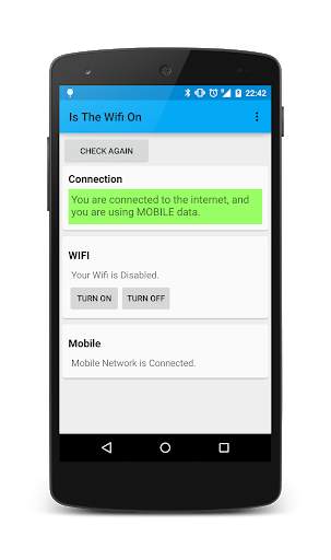 Is The Wifi On screenshot 1