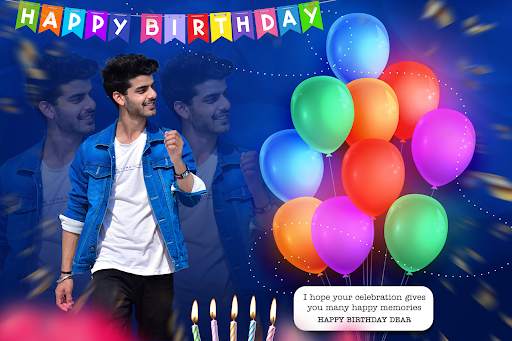 Happy Birthday Photo Frame screenshot 1