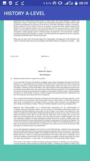 A-Level History Revision Kit  Marking Schemes 3 تصوير الشاشة