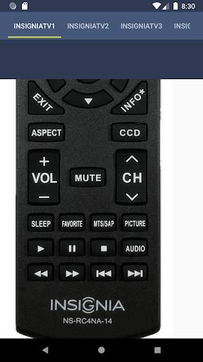 Insignia TV Remote screenshot 3