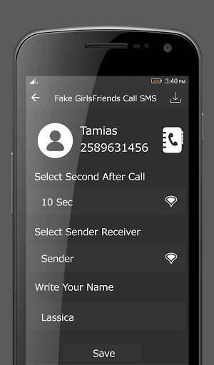 Fake Girl Friends Call screenshot 1