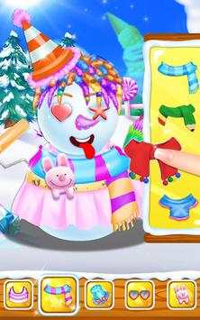 Snowman Hair Styles Salon Game screenshot 10