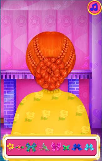 Hair salon girl princesses kingdoms choose styles screenshot 1
