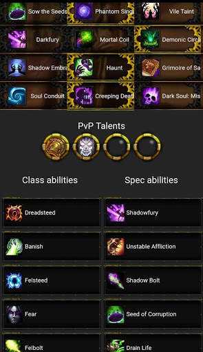 WoW BfA Talents screenshot 1