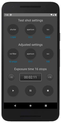 Exposure Calculator screenshot 3