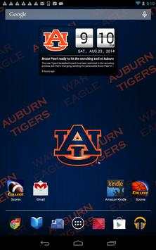 Auburn Tigers Live Clock screenshot 5